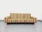 Vintage Pine and Fabric Sofa Bench, 1970s 1