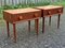 Midcentury Danish Teak Bed Tables with Drawer, 1960s, Set of 2 1