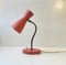 Pastel Red Diablo Table Lamp attributed to Svend Aage Holm Sørensen for Asea, 1950s 1
