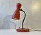Pastel Red Diablo Table Lamp attributed to Svend Aage Holm Sørensen for Asea, 1950s 5