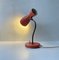 Lampe de Bureau Diablo Rouge Pastel attribuée à Svend Aage Holm Sørensen pour Asea, 1950s 6