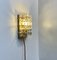 Danish Cut Crystal Glass and Brass Lounge Wall Lamp from Vitrika, 1960s 2