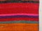 Vintage Turkish Narrow Kilim Runner Rug 9