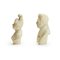 Giuseppe Benassai, Figurative Busts, 1834, Alabaster, Set of 2 3