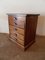 Vintage Aktenschrank mit 5 Schubladen, 1950er 3