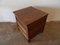 Vintage Oak Filing Cabinet with 4 Drawers, 1950s 7