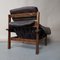 Vintage Leather Brazil Lounge Chair attributed to Percival Lafer, Image 4