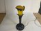 Lámpara de mesa francesa Art Déco de hierro martillado, Francia, años 20, Imagen 15