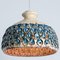 Lampada a sospensione in ceramica blu, Danimarca, 1970, Immagine 6