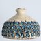 Blue Ceramic Pendant Light, Denmark, 1970 4