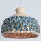 Blue Ceramic Pendant Light, Denmark, 1970, Image 5