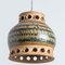 Green Ceramic Pendant Light, Denmark, 1970s, Image 5