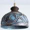 Blue Ceramic Pendant Light, Denmark, 1970, Image 7