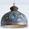 Blue Ceramic Pendant Light, Denmark, 1970, Image 6