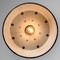 Lampada a sospensione rotonda in ceramica marrone, Danimarca, 1970, Immagine 12