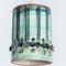 Lampe à Suspension Cylinder Vert Turquoise en Céramique, Danemark, 1970 6