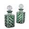 Crystal Bottles from Val Saint Lambert, Set of 2 1