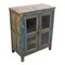 Antique Teak Buffet with Blue Patina 3