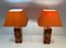 French Acrylic Glass Table Lamps, 1970, Set of 2, Image 2