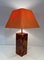 French Acrylic Glass Table Lamps, 1970, Set of 2 7