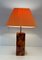 French Acrylic Glass Table Lamps, 1970, Set of 2 6