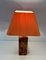 French Acrylic Glass Table Lamps, 1970, Set of 2 5