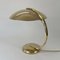 Art Deco Bauhaus Gleibo Desk Lamp in Brass from Hillebrand, Germany, 1930s 3