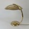 Art Deco Bauhaus Gleibo Desk Lamp in Brass from Hillebrand, Germany, 1930s, Image 3