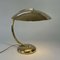 Art Deco Bauhaus Gleibo Desk Lamp in Brass from Hillebrand, Germany, 1930s 4