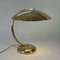 Art Deco Bauhaus Gleibo Desk Lamp in Brass from Hillebrand, Germany, 1930s, Image 4