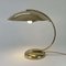 Lámpara de escritorio Bauhaus Gleibo Art Déco de latón de Hillebrand, Alemania, años 30, Imagen 17