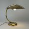 Lámpara de escritorio Bauhaus Gleibo Art Déco de latón de Hillebrand, Alemania, años 30, Imagen 6