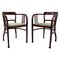 Armchairs attributed to Otto Wagner for Thonet, Austria, 1910s, Set of 2 1