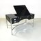 Italian Modern Lacquered Wood and Chromed Metal Desk attributed to D.i.D., 1970s 2