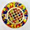 Jarrón Pique Fleurs de decoración multicolor con rejilla, años 30, Imagen 4