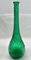 Italian Empoli Genie Bottle in Green Art Glass, 1960s 11