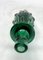 Botella Empoli Genie italiana de vidrio Art verde, años 60, Imagen 10