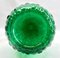 Botella Empoli Genie italiana de vidrio Art verde, años 60, Imagen 6