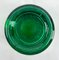 Botella Empoli Genie italiana de vidrio Art verde, años 60, Imagen 4