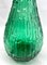 Botella Empoli Genie italiana de vidrio Art verde, años 60, Imagen 9