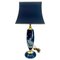 Chinese Glazed Ceramic Table Lamp with Brass Mount, 1950s, Image 1