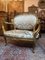 Antikes französisches Sofa mit ovaler Rückenlehne 1