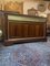 Large Mahogany and Marble Radiator Cover 1