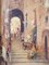 G. Pisani, Scala di Napoli, 1900, óleo sobre lienzo, enmarcado, Imagen 2