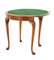 Table de Jeux Queen Anne en Noyer, 1920s 7