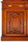 Victorian Bookcase Cabinet in Glazed Walnut from Shoolbred and Co., 1880s 2