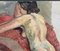 Guillot Rafaillac, Ritratto di donna nuda distesa, XX secolo, Dipinto ad olio, Immagine 6