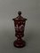 20th Century Bohemian Crystal Chalice Drageoir Vase with Lid, Image 3