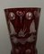 20th Century Bohemian Crystal Chalice Drageoir Vase with Lid 8