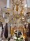 Chandelier in Purple and Amber Crystal, Italy, 1940s 12